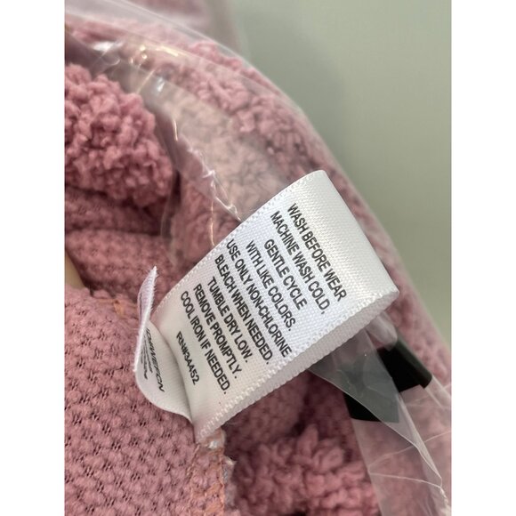 Comfort Code Petite Marshmallow Knit Cozy Cardigan Size Medium Petite Pink Soft - Picture 5 of 6
